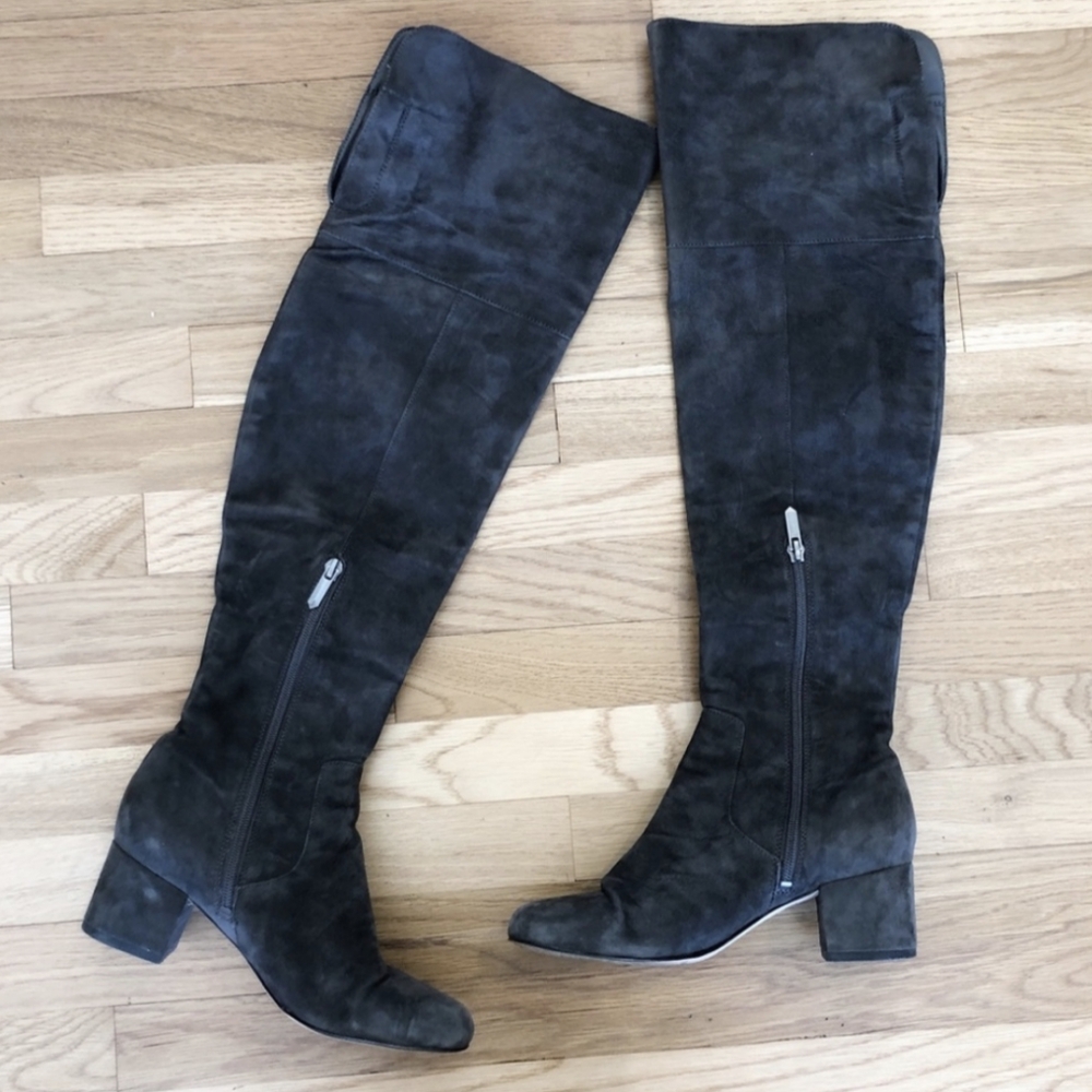 Sam Edelman Over the Knee Suede Boots Size 5.5